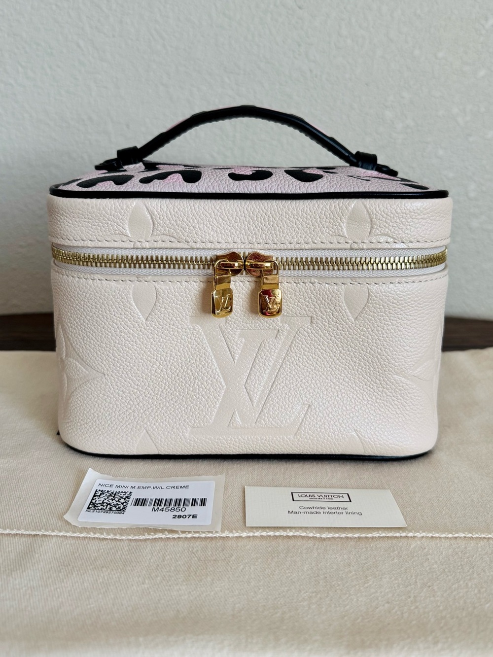 ❌SOLD❌NEW LOUIS VUITTON Limited Edition Wild At Heart Empreitne Nice Mini Vanity - Picture 2 of 8